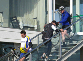 fertig machen zum tourstart